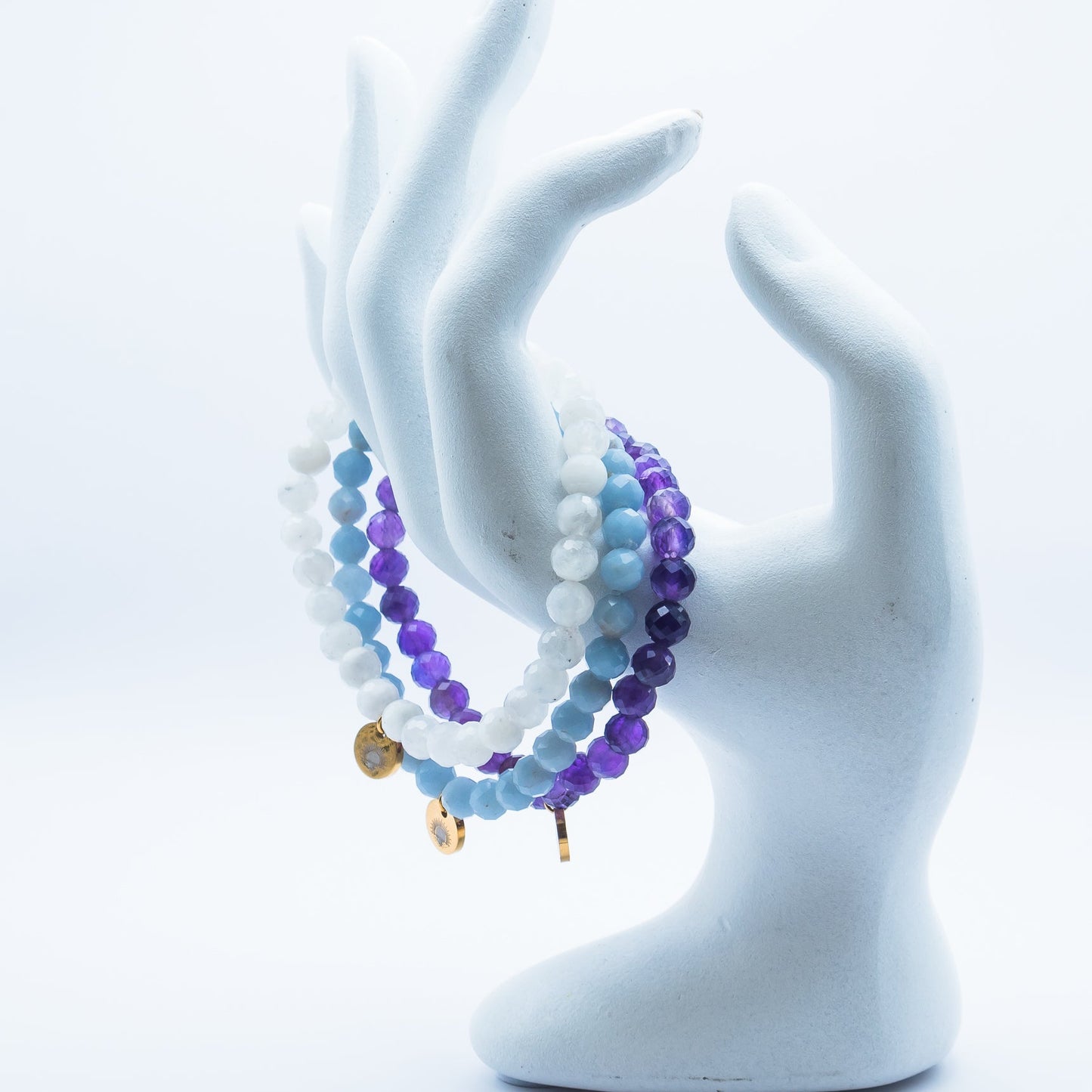 Crown Chakra 6 mm Signature Faceted Pack