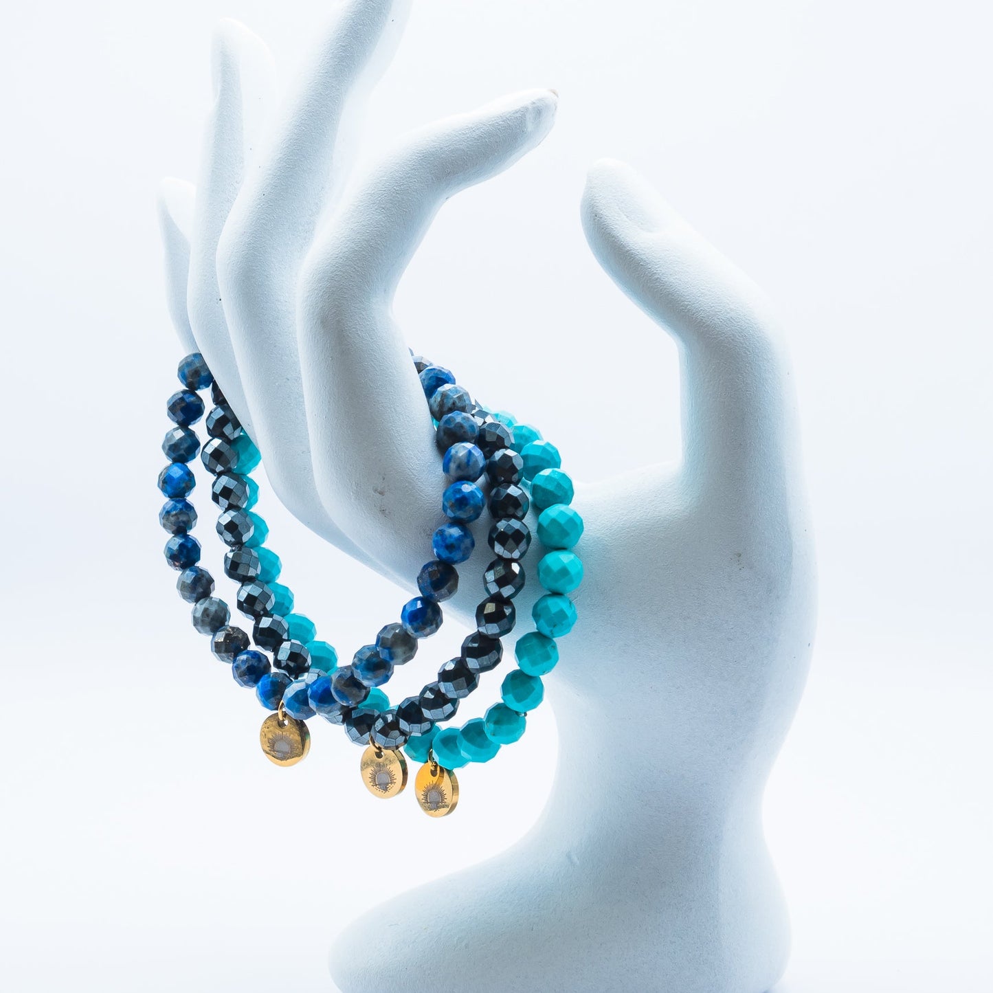 Throat Chakra 6 mm Signature Faceted Pack