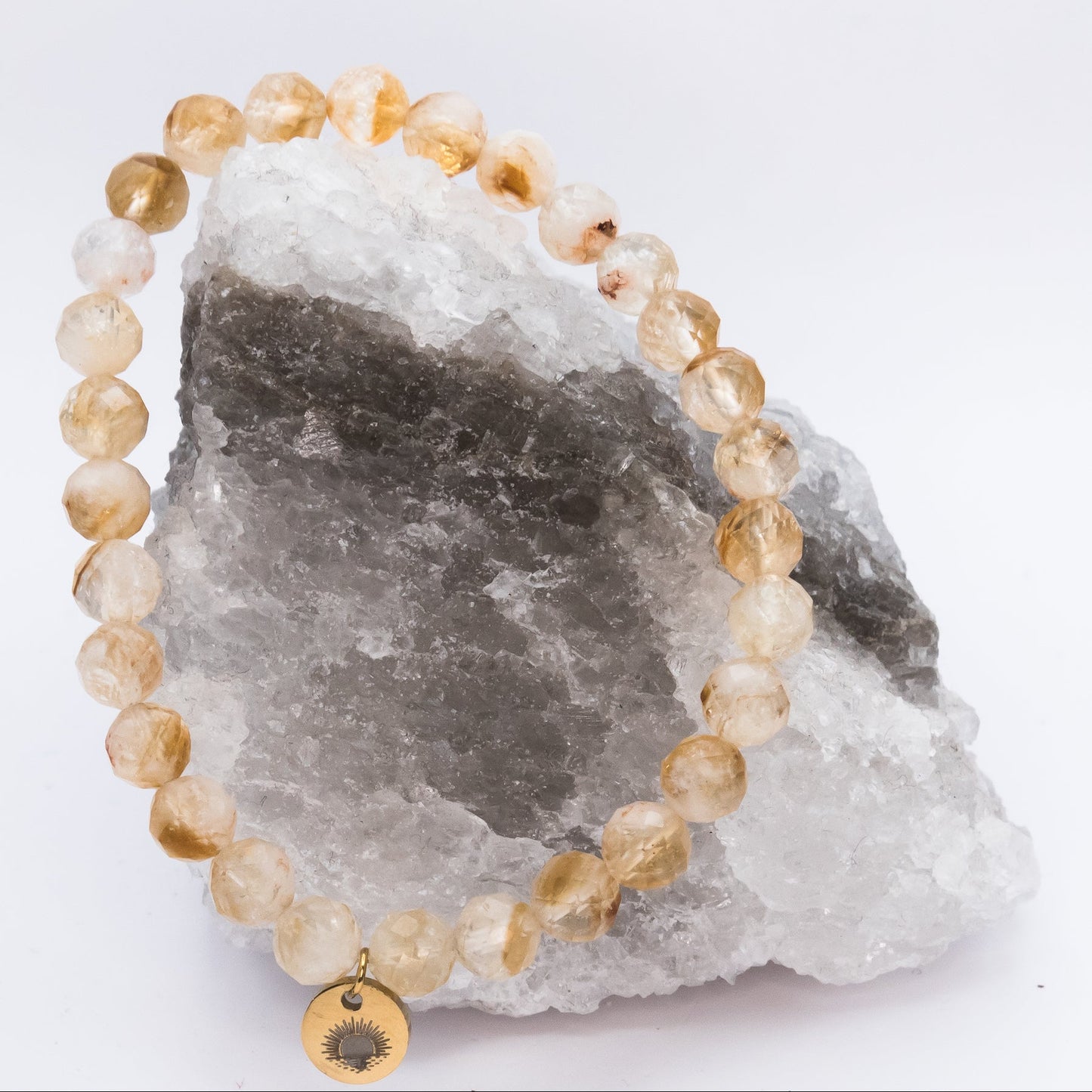 Citrine 6 mm Signature Faceted Bracelet