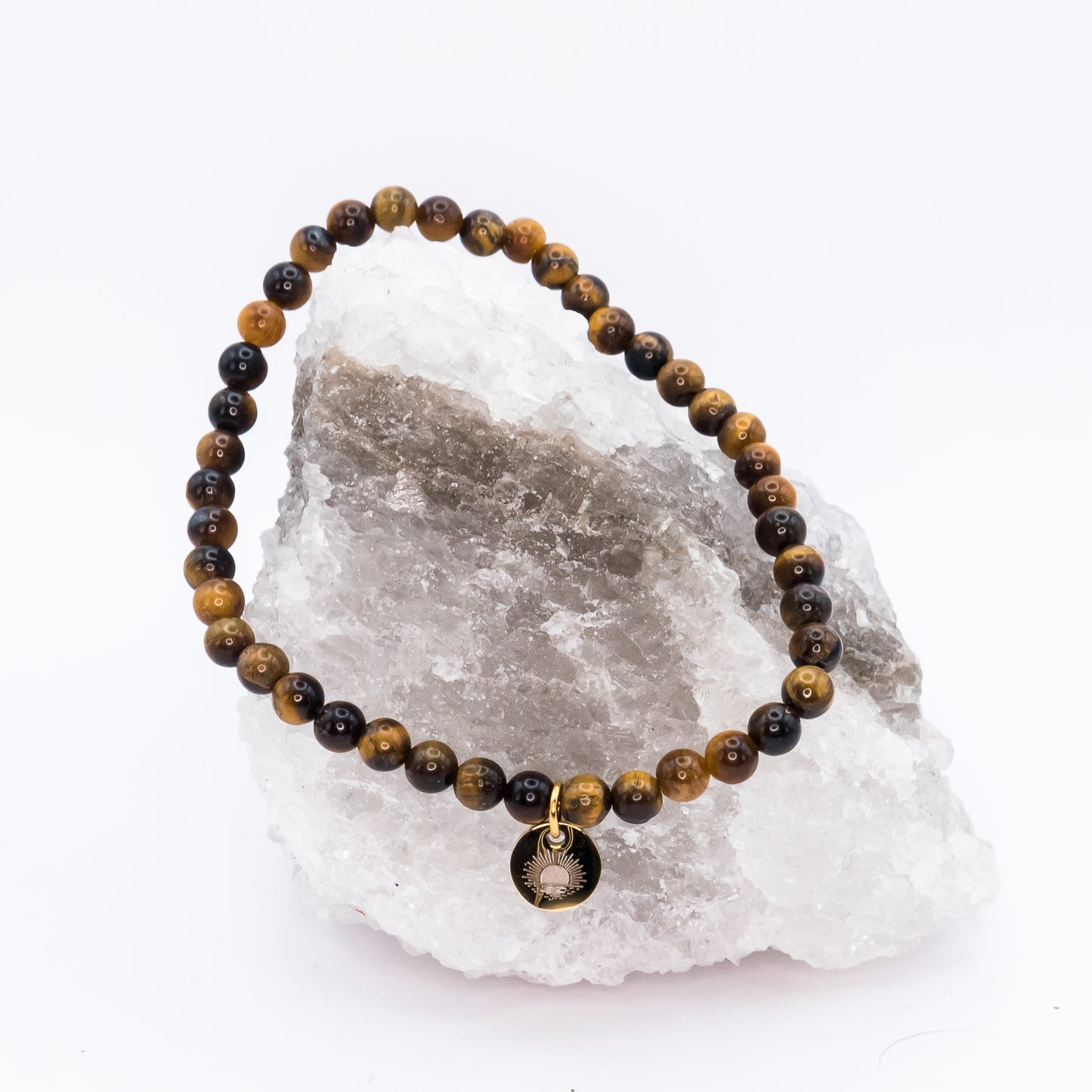 Tiger Eye 4 mm Petite Beaded Bracelet