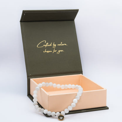 Moonstone 6mm Signature Faceted Bracelet