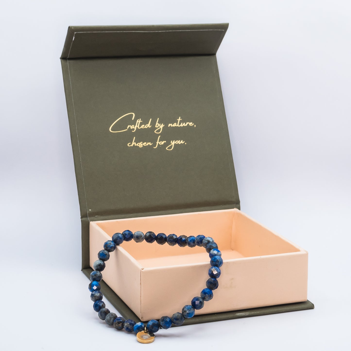 Lapis Lazuli 6 mm Signature Faceted Bracelet