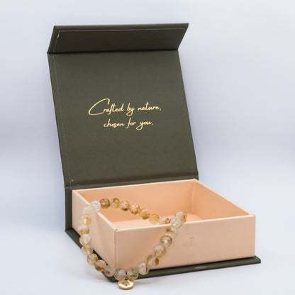 Citrine 6 mm Signature Faceted Bracelet