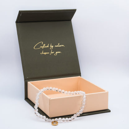 Rose Quartz 4 mm Petite Beaded Bracelet