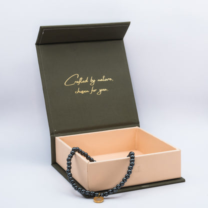 Hematite 4 mm Petite Beaded Bracelet