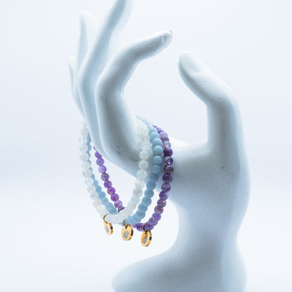 Crown Chakra 4 mm Petite Beaded Pack