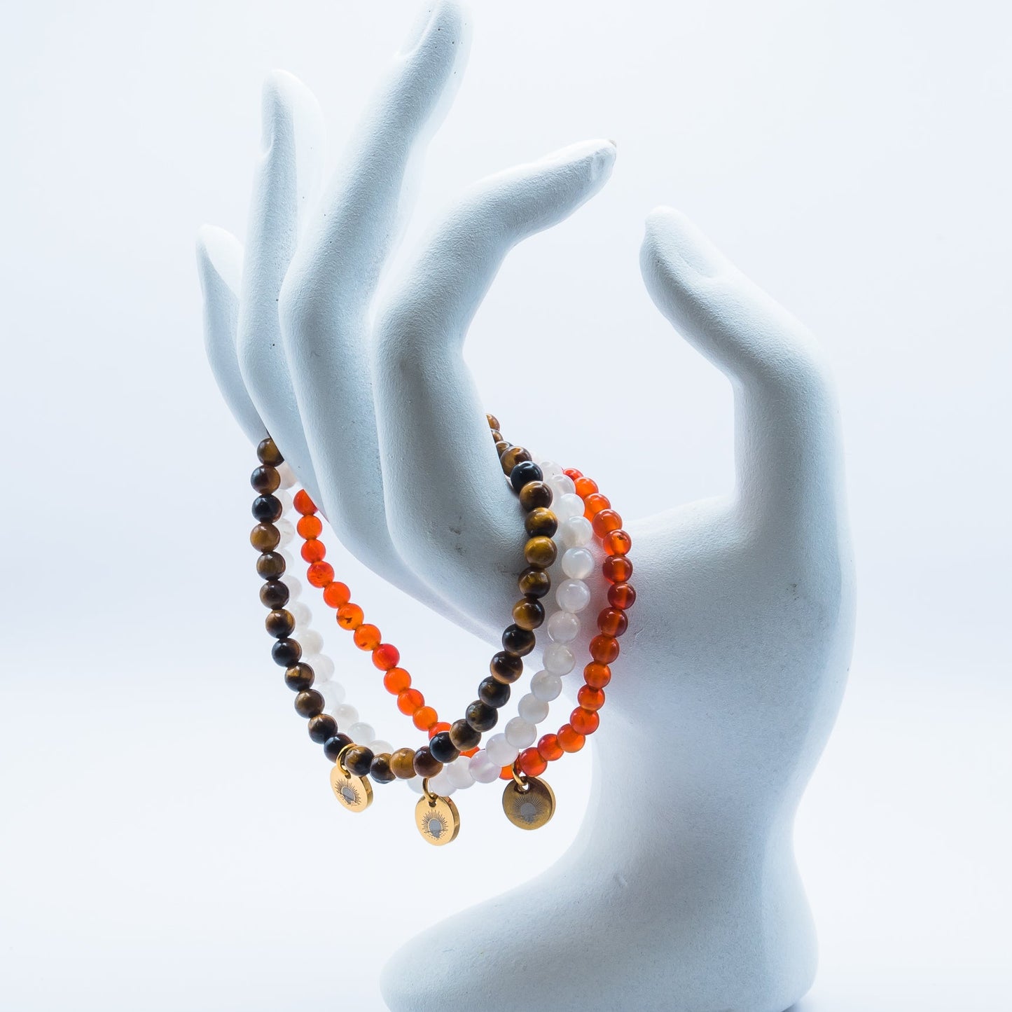 Sacral Chakra 4 mm Petite Beaded Pack