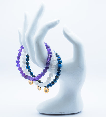 Third Eye Chakra 6 mm Signature Faceted Pack