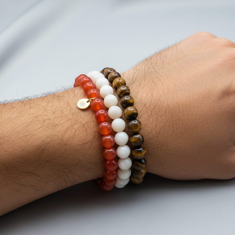 Sacral Chakra 8 mm Iconic Beaded Pack