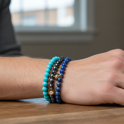 Throat Chakra 6 mm Signature Faceted Pack
