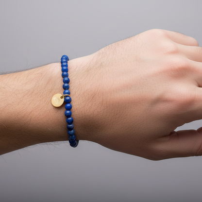 Lapis Lazuli 4 mm Petite Beaded Bracelet