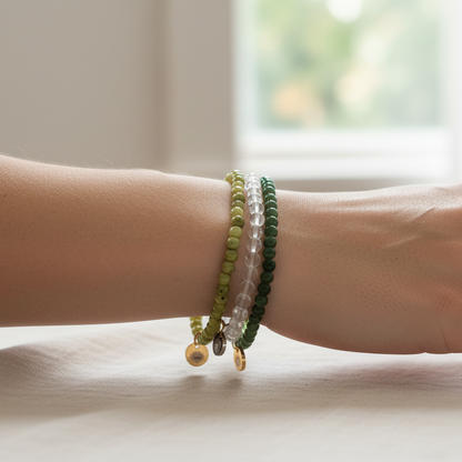 Heart Chakra 4 mm Beaded Petite Pack