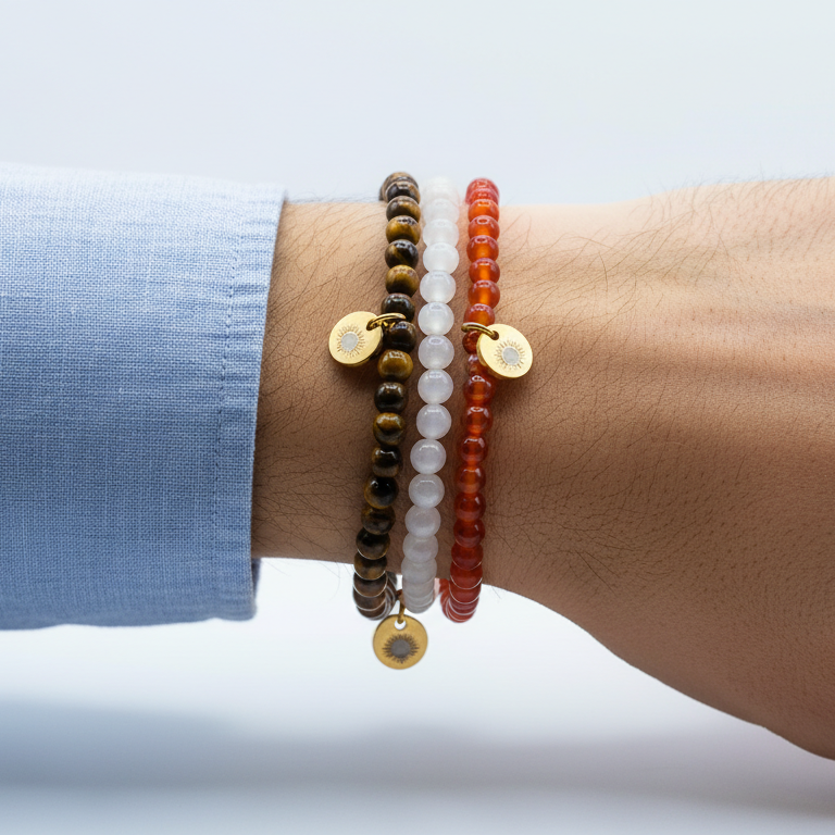 Sacral Chakra 4 mm Petite Beaded Pack