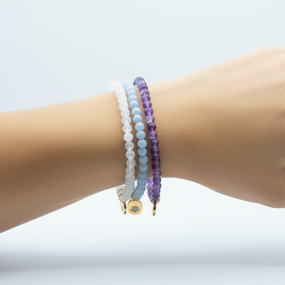 Crown Chakra 4 mm Petite Beaded Pack