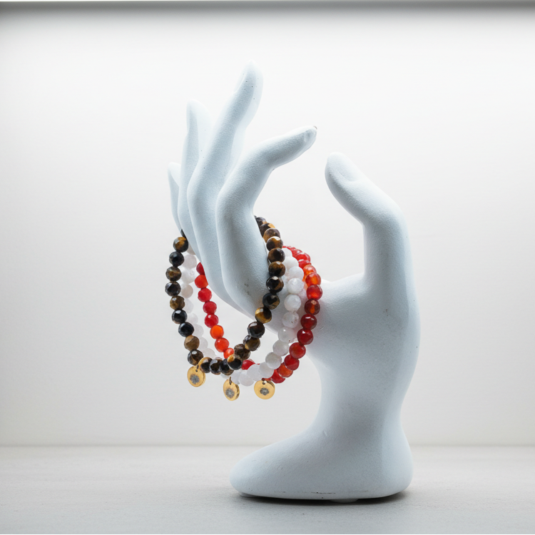 Sacral Chakra 6 mm Signature Faceted Pack