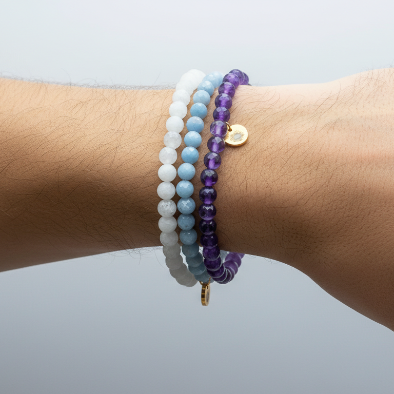 Crown Chakra 6 mm Signature Faceted Pack