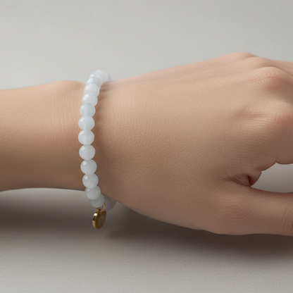 Moonstone 6mm Signature Faceted Bracelet