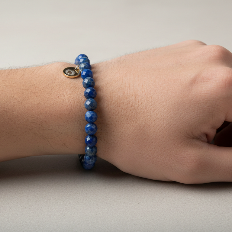 Lapis Lazuli 6 mm Signature Faceted Bracelet