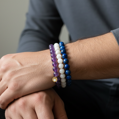 Third Eye Chakra 8 mm  Iconic Beaded Pack