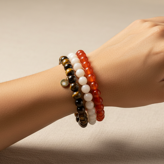 Sacral Chakra 8 mm Iconic Beaded Pack