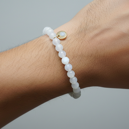 Moonstone 6mm Signature Faceted Bracelet