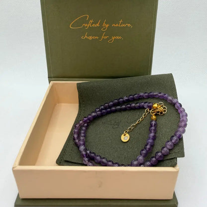 Amethyst 4mm Beaded Set