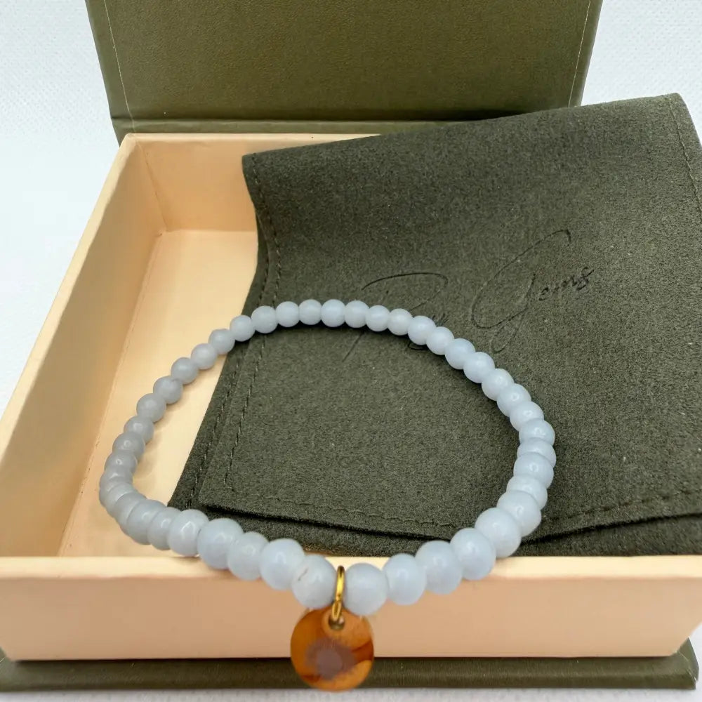 Angelite 4mm Beaded Set