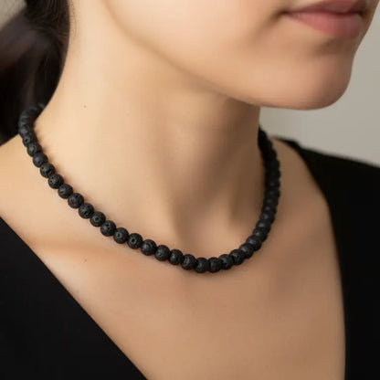 Lava Stone 4mm beaded Set