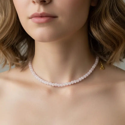 Rose Quartz 4mm Beaded Set