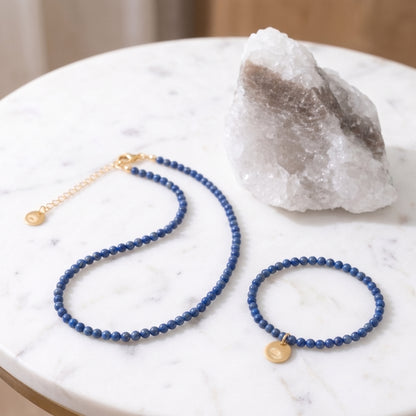 Lapis Lazuli 4mm Beaded Set
