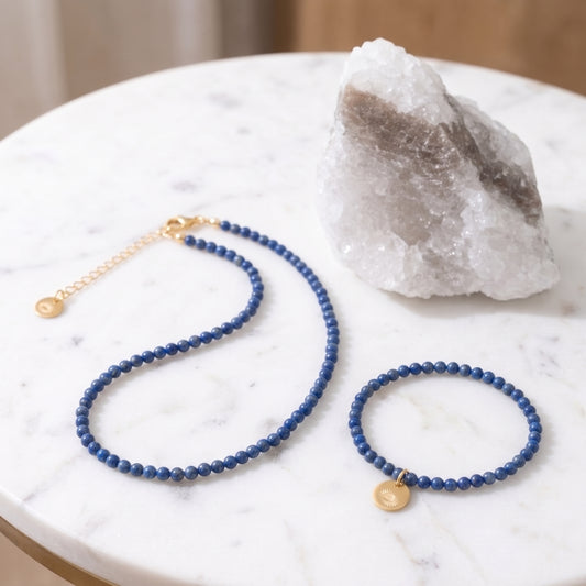 Lapis Lazuli 4mm Beaded Set